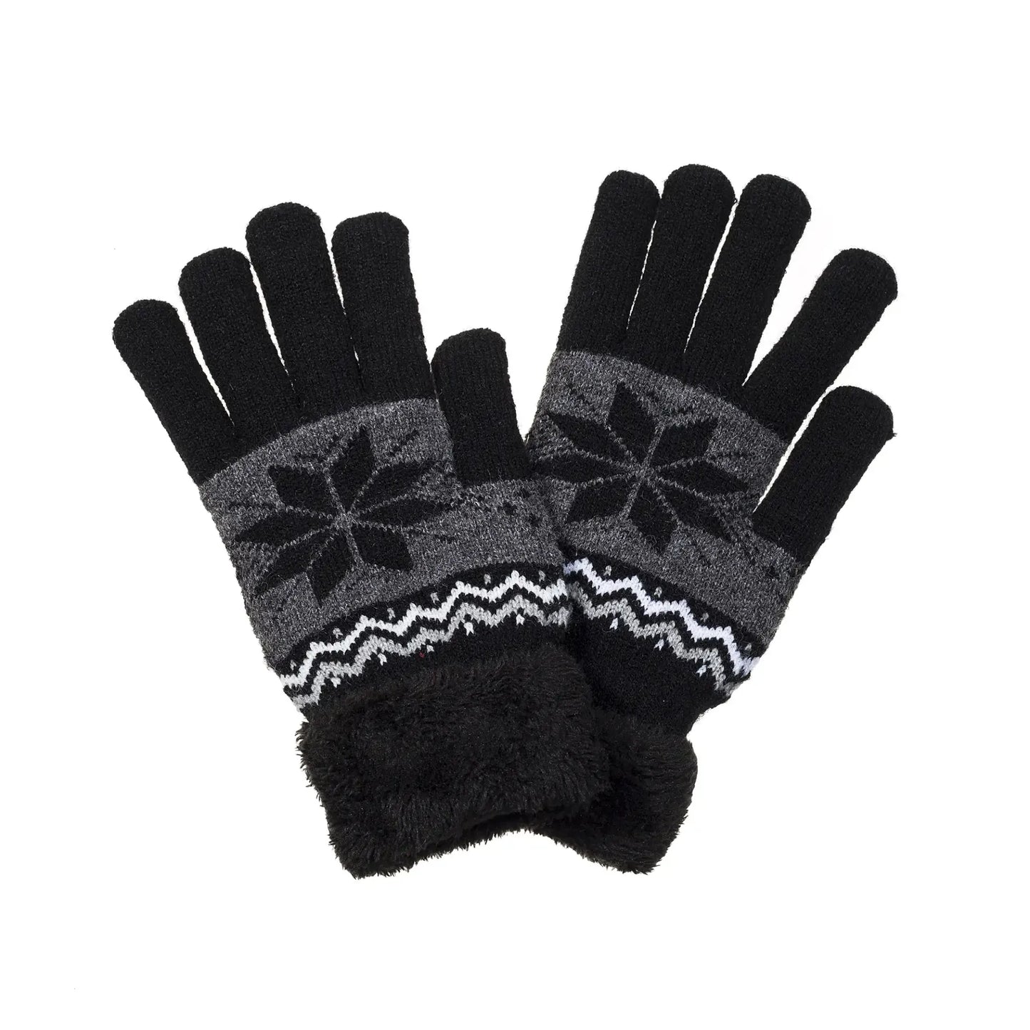 Stilvolle Norweger Strick-Handschuhe – Lunea Winter-Essentials