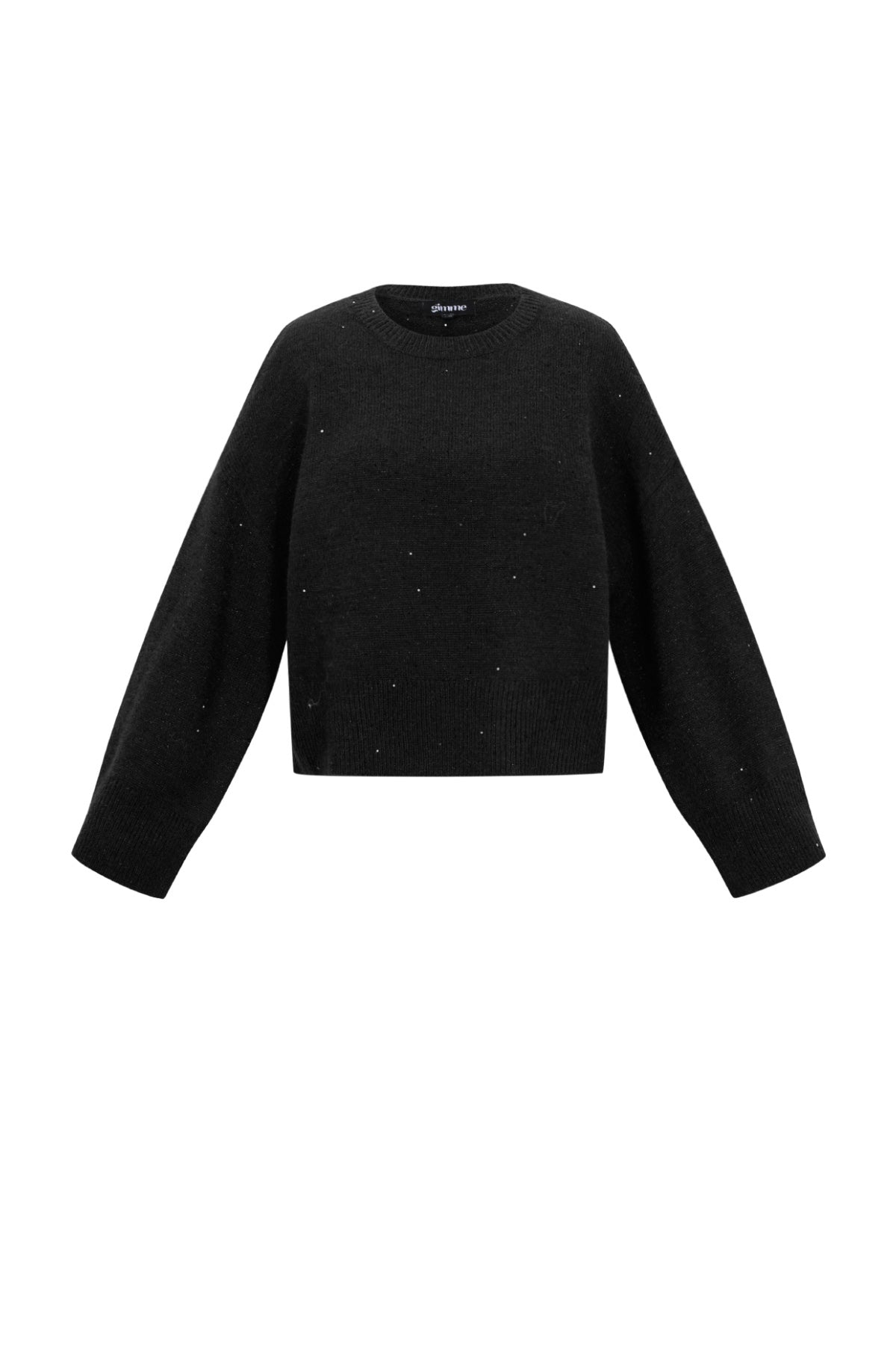 Glitzernder Strickpullover