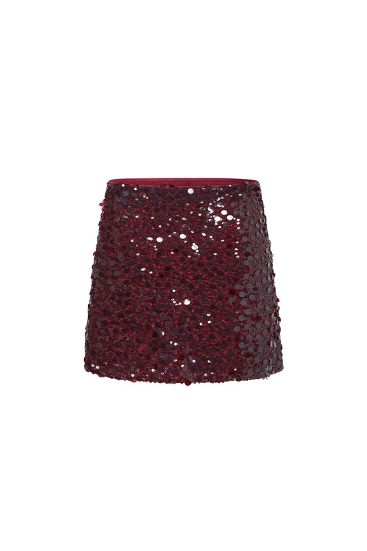 Polyester fiber (polyester) Mini skirts Sequins Elegant Fall/Winter  Clothes