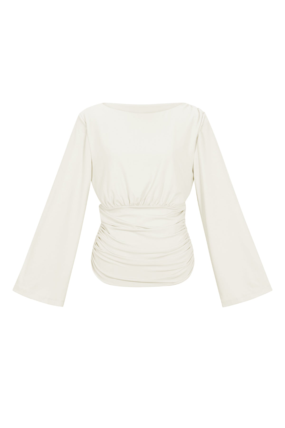 Figurbetontes Top mit ausgestellten Ärmeln