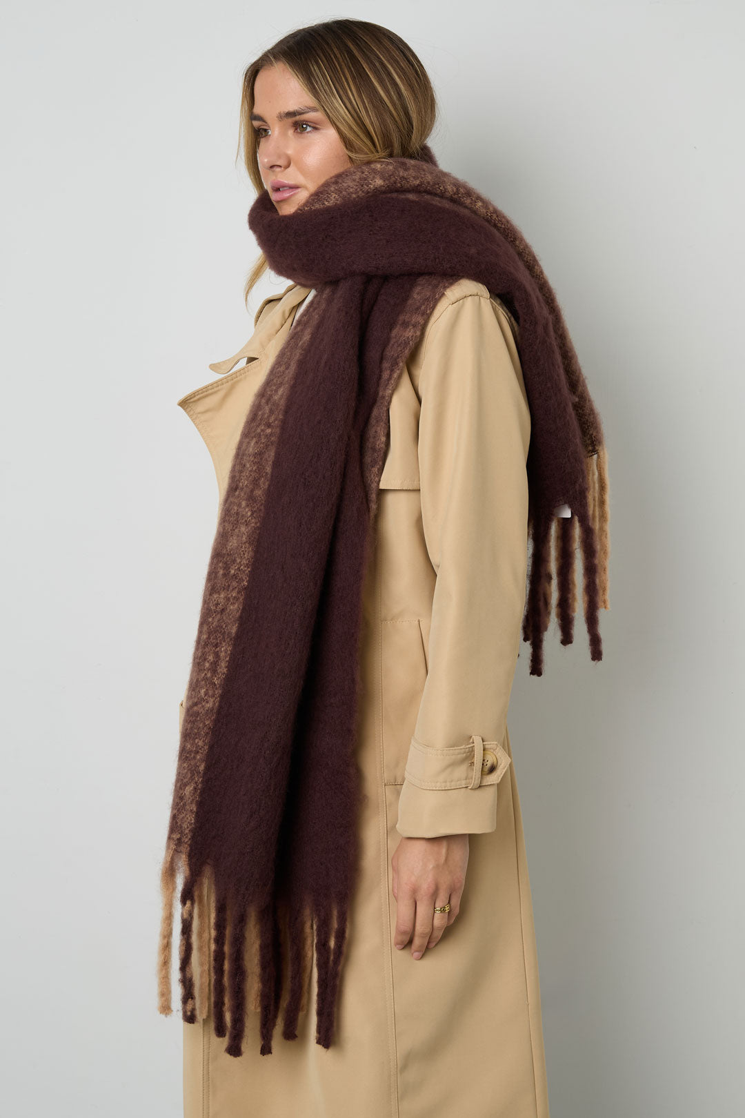 Winterschals gemischte Farben Casual Polyester Alltag