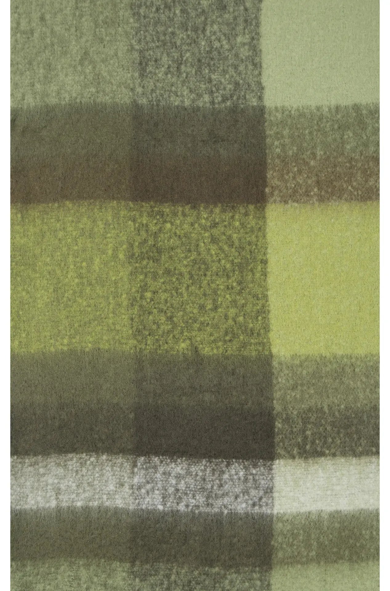 Cosy Check Schal – Weicher Strickschal in Braun, Schwarz & Khaki