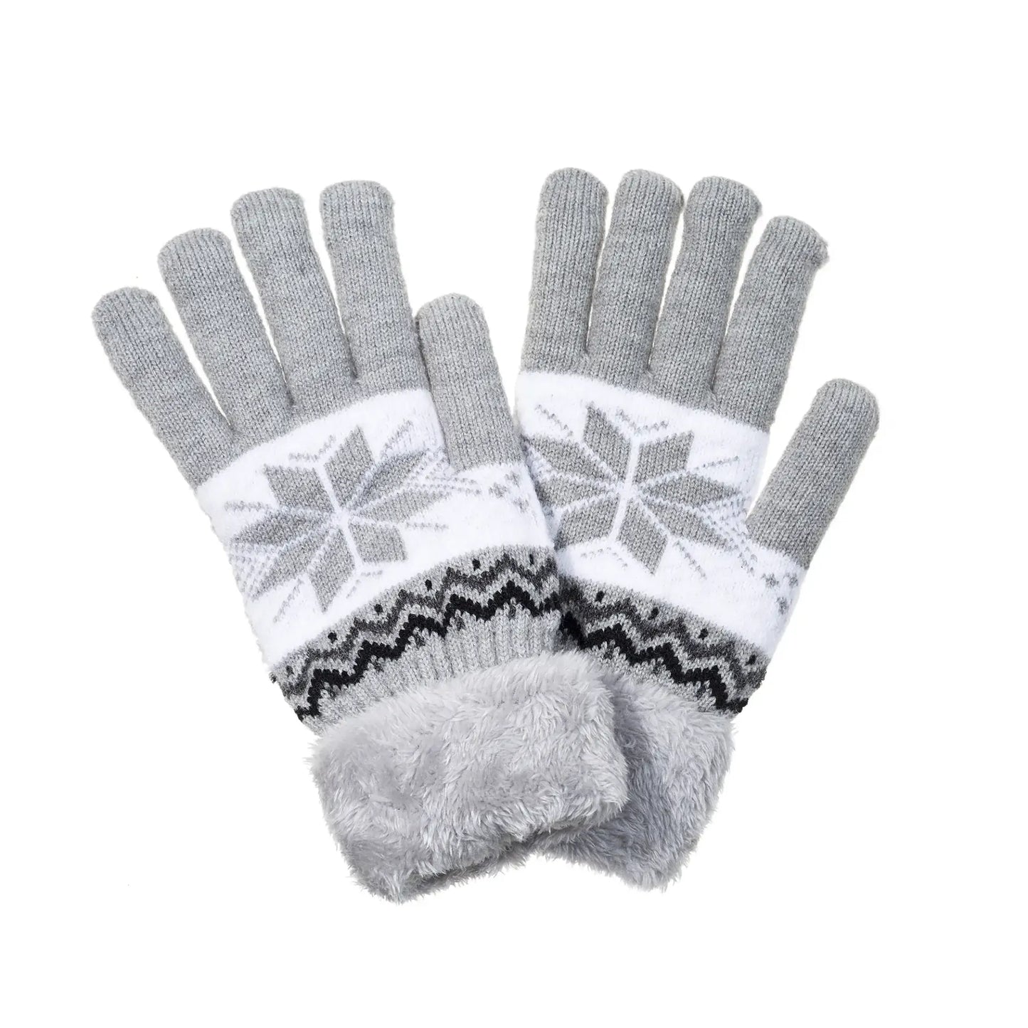 Stilvolle Norweger Strick-Handschuhe – Lunea Winter-Essentials