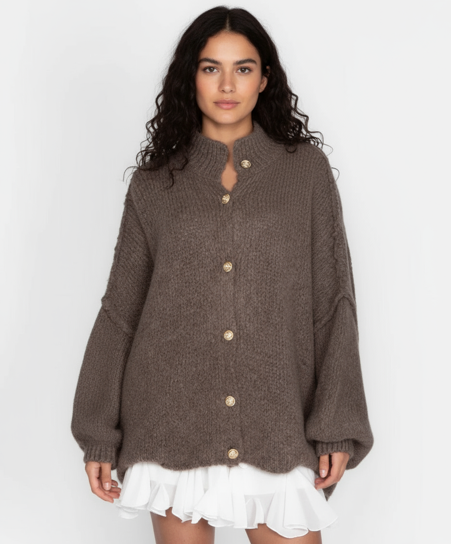 Oversized Cardigan - Creme