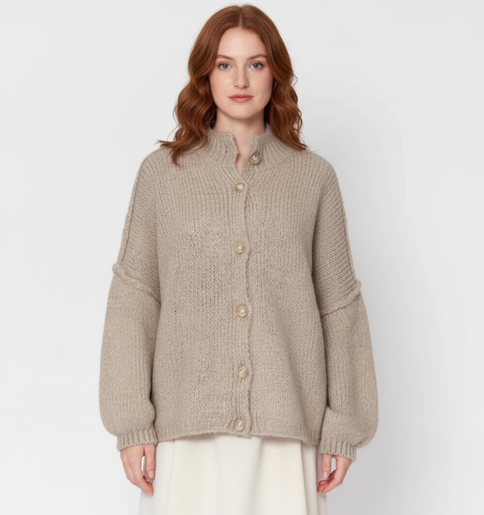 Oversized Cardigan - Creme